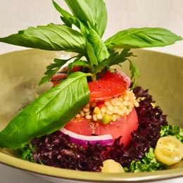 tomate farcie aux perles de couscous